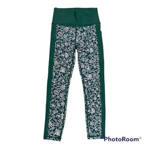 Athleta Kamala green leggings